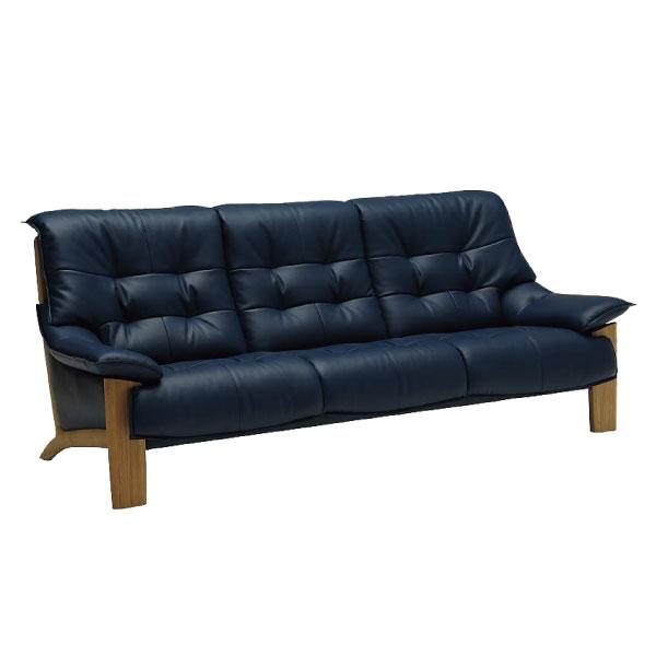 karimoku カリモク本革ソファ 高級応接用 現状品 カリモク家具 カリモク ソファ 2人掛椅子ロング ZU49モデル 幅