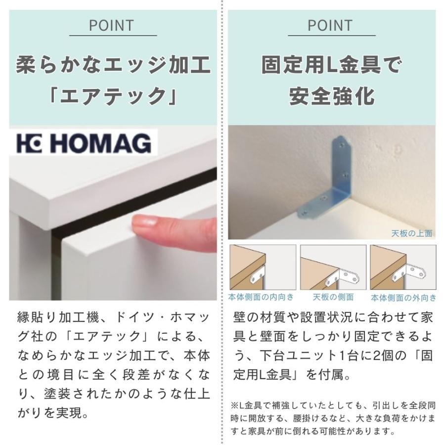 開梱設置付き】カウンター下収納 すきまくん 薄型 引き戸 キャビネット