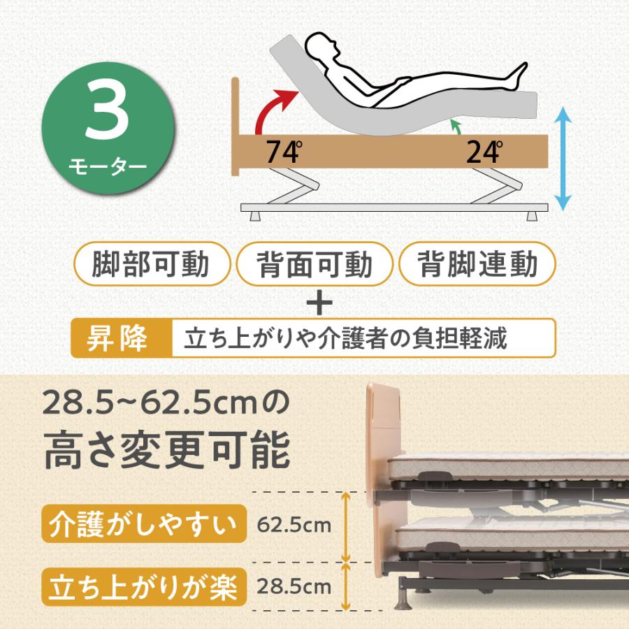 送料込フランスベッド　レステックス-02F 介護用ベッド comodocasa_574-rt-12fn3-thf-g