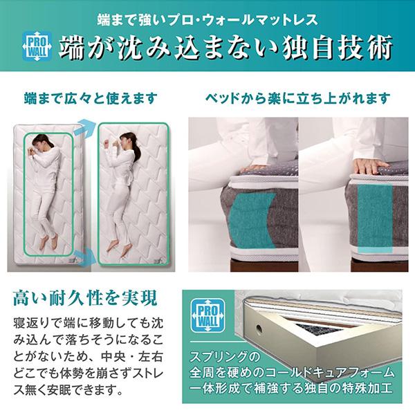 フランスベッド（FRANCEBED） マットレス TW-106AgPWα-MON 正規品