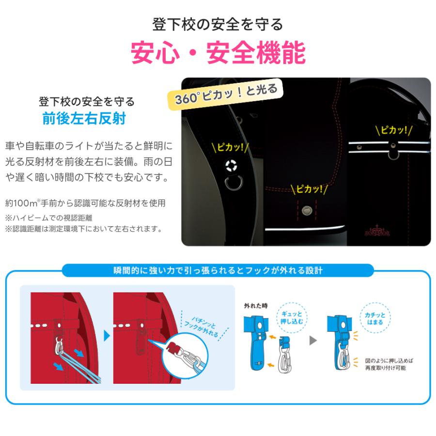 ランドセル 天使のはね セイバン モデルロイヤル クラシック MR25U 男の子 女の子 日本製 6年保証 2027 タブレット A4フラットファイル対応 黒 青 水色 紫 緑 紺の画像