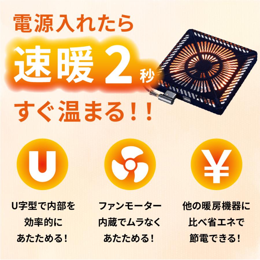 ダイニングこたつ ハイタイプ こたつ 1人用 3点セット 長方形 幅90 90×60 テーブル デスク リクライニングチェア ハイバック 肘付き 椅子 UKT-960 UKC-262_3
