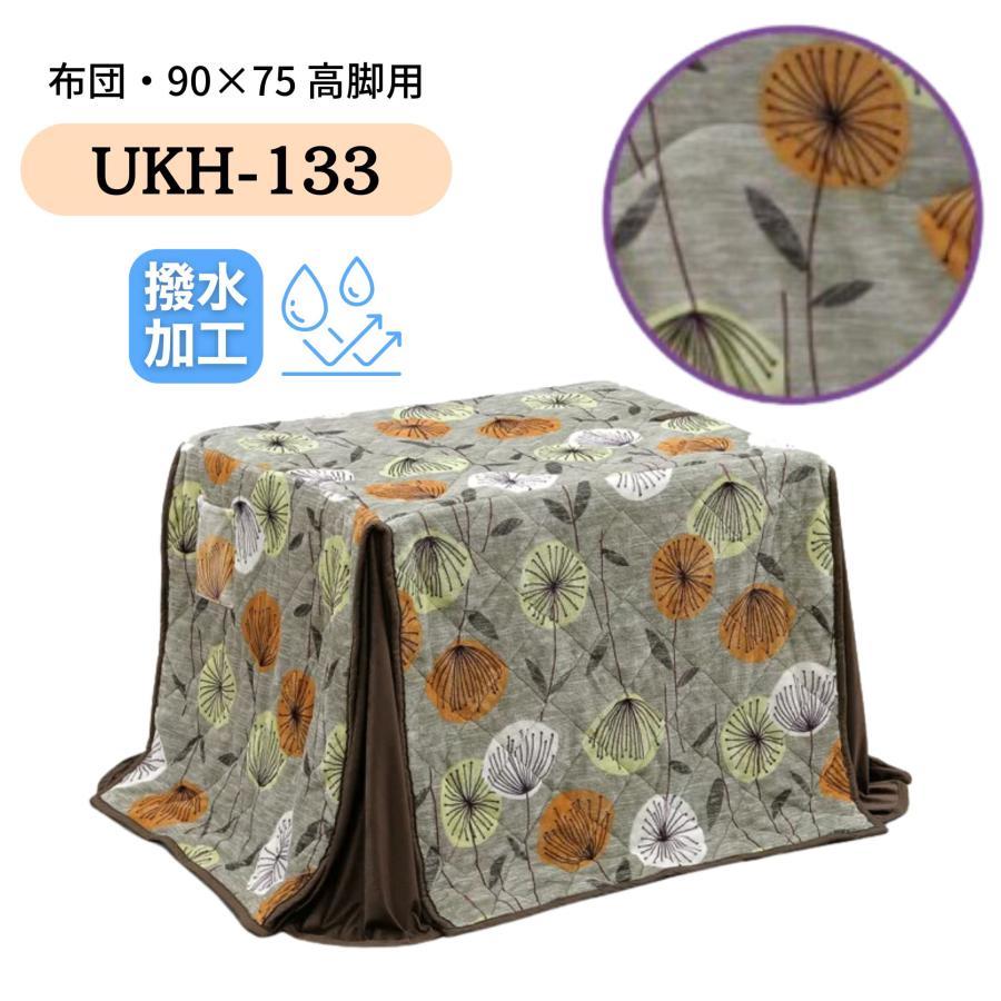 こたつ布団 ハイタイプ ダイニング コタツ こたつ 長方形 90×75 コタツ