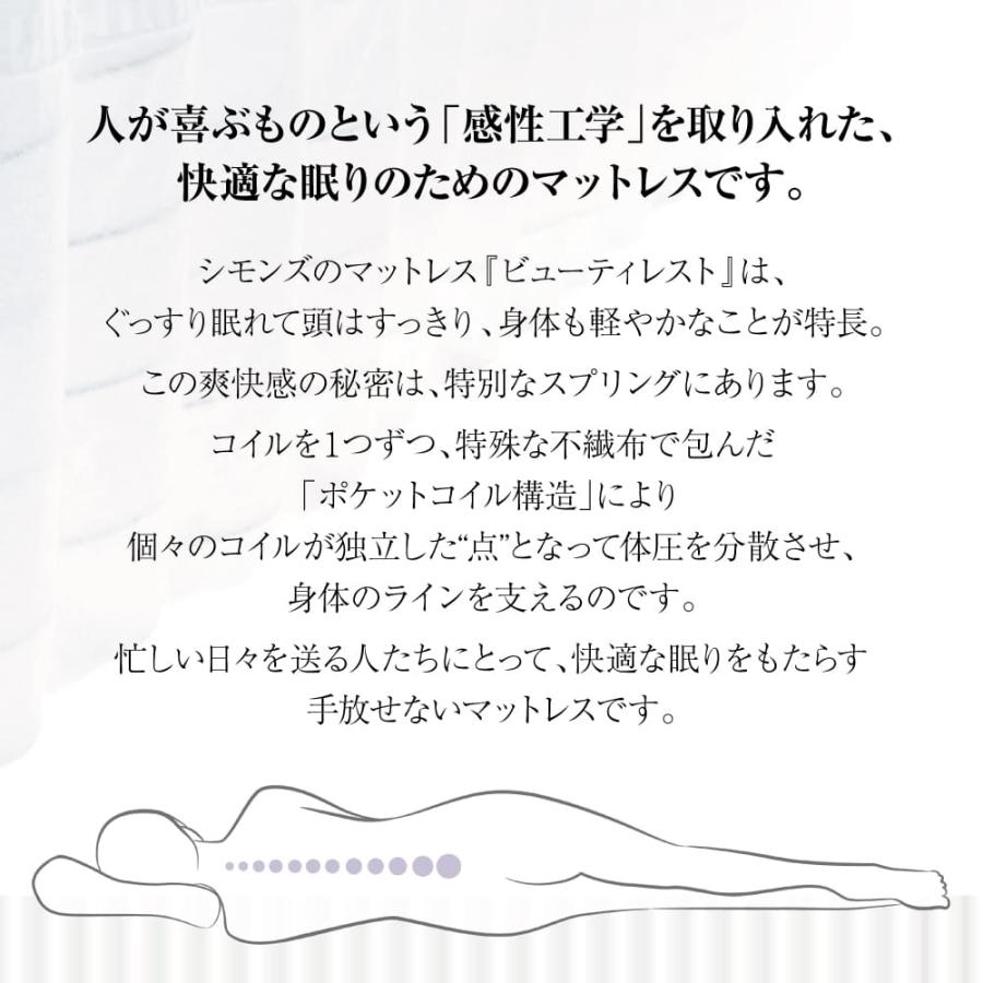 SIMMONS 開梱設置付き シモンズ マットレス キング2 K2 リュクス