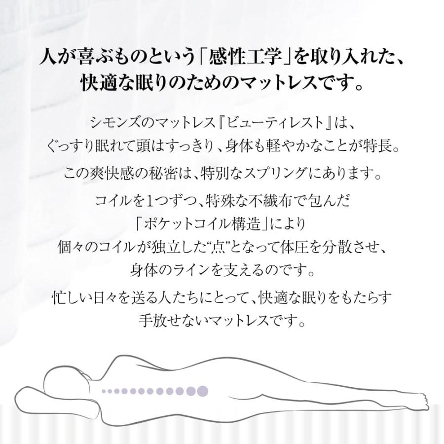 SIMMONS（シモンズ） 開梱設置付き ダブルクッションセット シングル S