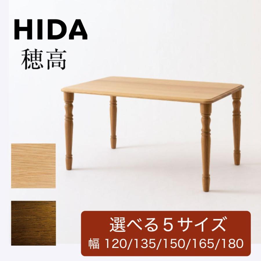 のわーる꧁飛騨産業 HIDA꧂穂高 ダイニングテーブル&チェア6脚セット 飛騨家具 HIDA 飛騨産業 穂高 テーブル 国産家具 無垢