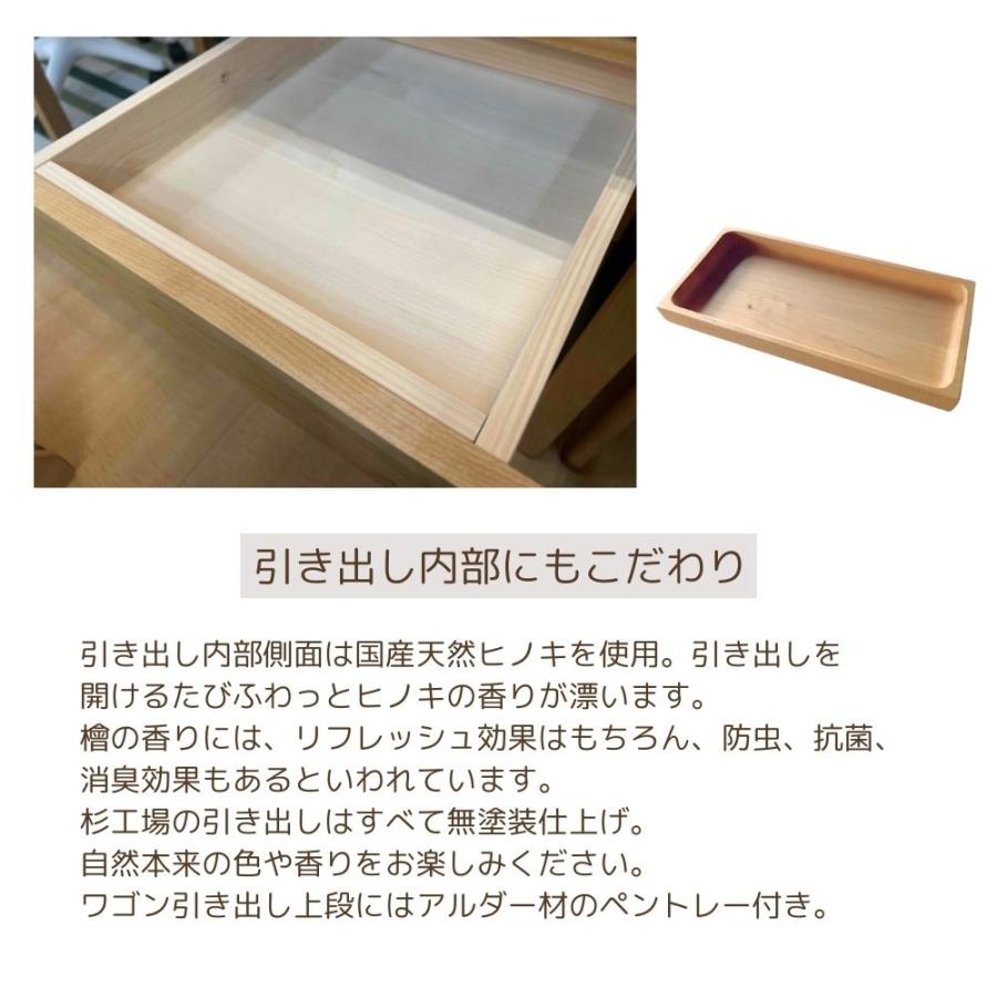 杉工場 レグシー 3点セット 組み合わせデスク 学習机 幅90 アルダー