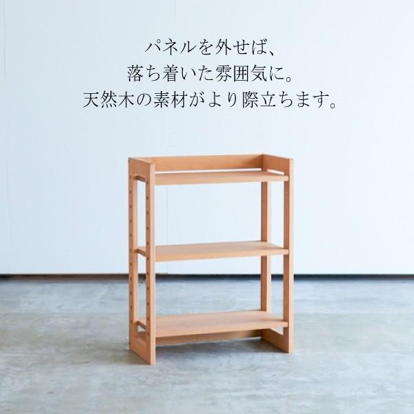 極美品】杉工場 ムックモック ラック 学習家具 赤青2台分 杉