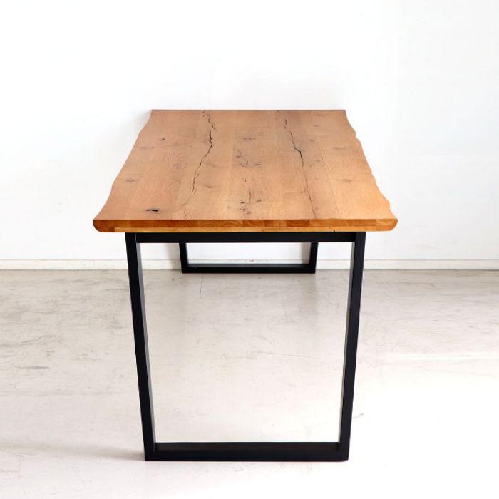 北欧レトロ トウマ 東馬 アカシア材 木製 カフェテーブル ダイニングテーブル 東馬 無垢 テーブル オーク 幅110cm リビング 丸テーブル 円形