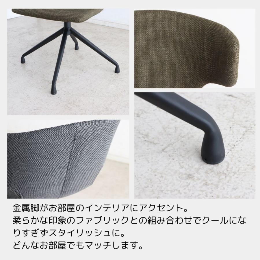 L１　ヴィンテージ ラウンドバック　３６０度回転スピンドルチェア エア・リゾーム スツール 椅子 おしゃれ チェア イス ラウンド