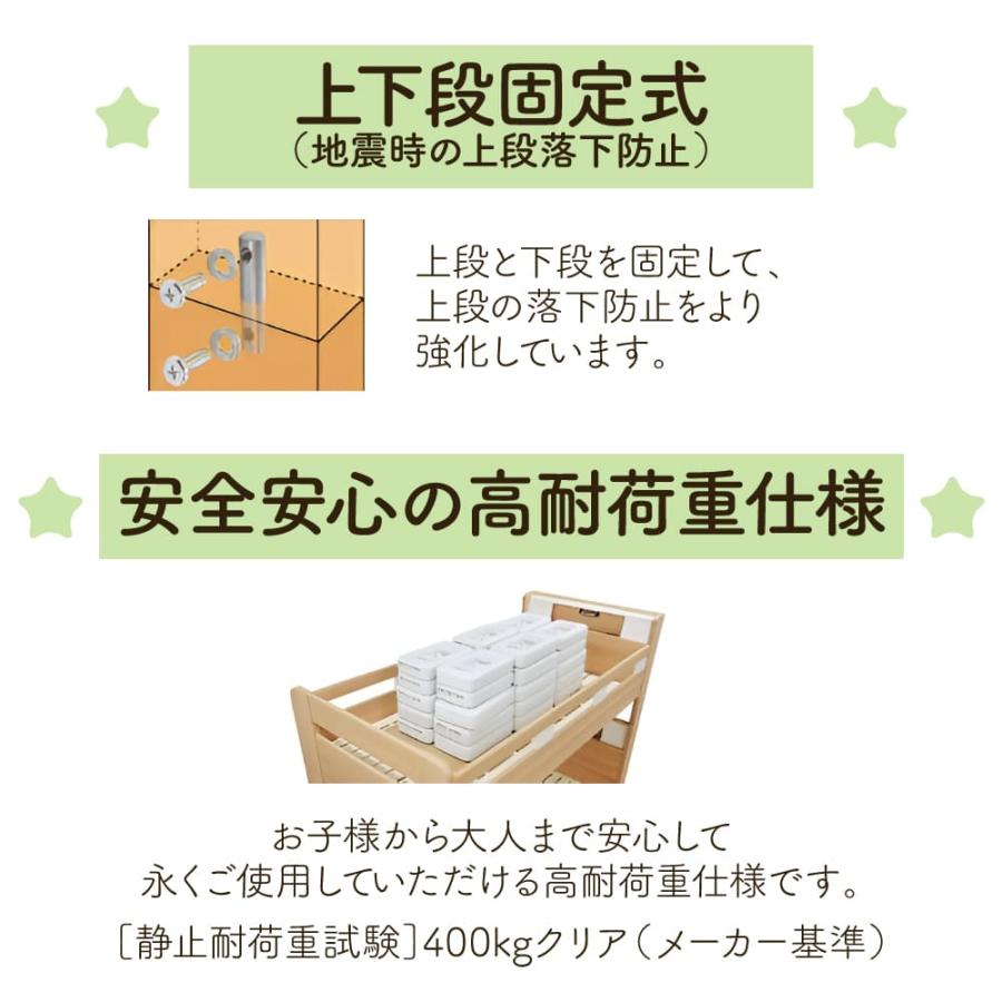 Granz（グランツ） 2段ベッド ブラント コンセント付き 宮付き