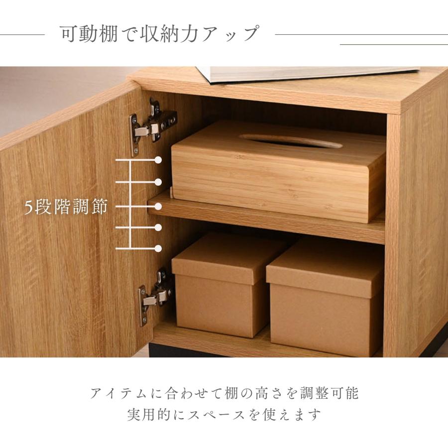 サンコウ 選べる特典付a サイドテーブル ナイトテーブル 幅40 木製