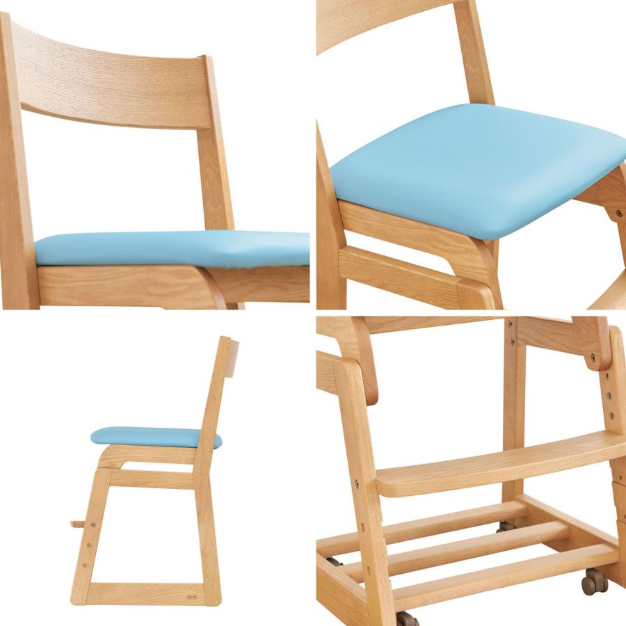 【美品 希少】浜本工芸　無垢学習デスクチェア　学習椅子 浜本工芸 デスクチェア 学習チェア DSC-53木製チェア ナラ無垢板