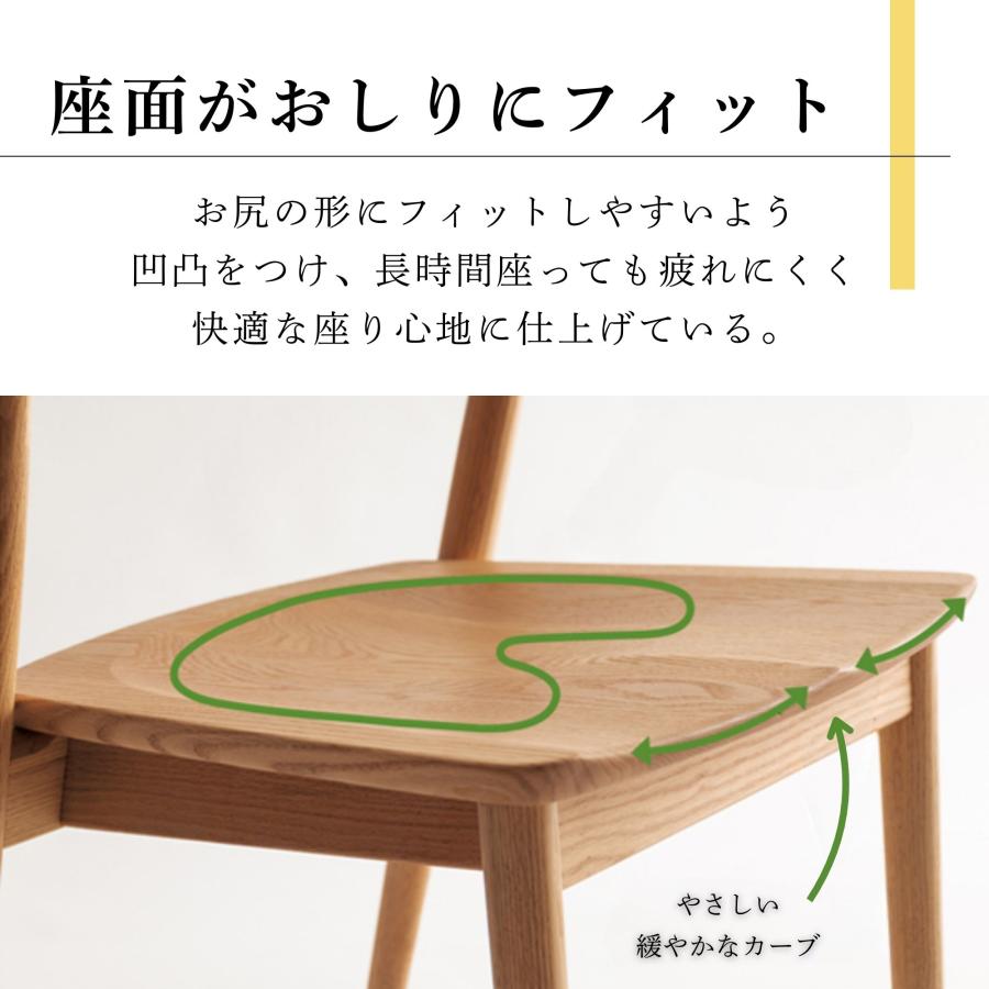 浜本工芸 開梱設置付！ 特典付 ダイニングチェア No.7000 DA