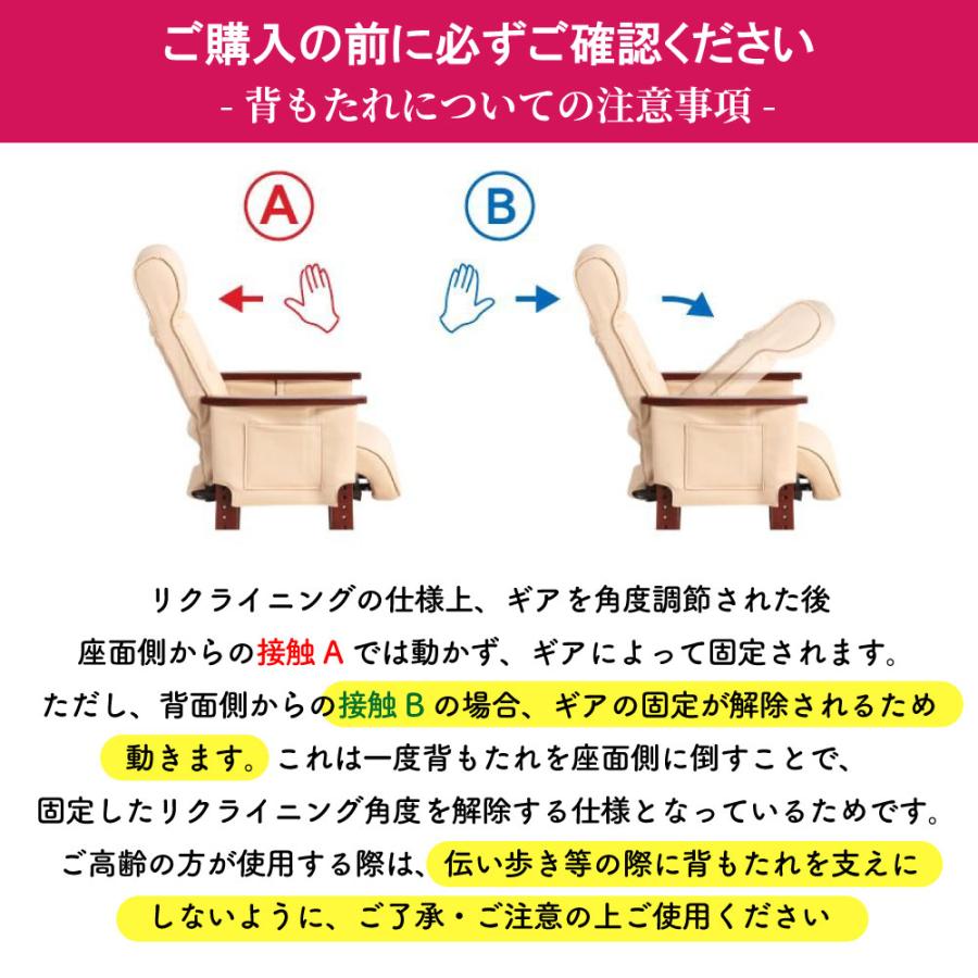 高座椅子 高座イス 高齢者 介護用椅子 Care-409-SAC リクライニング