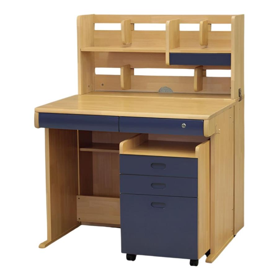 ♦学習机 学習デスク MWD-550 3Dデスク 学習机 組み替え自由 天然木 UV塗装