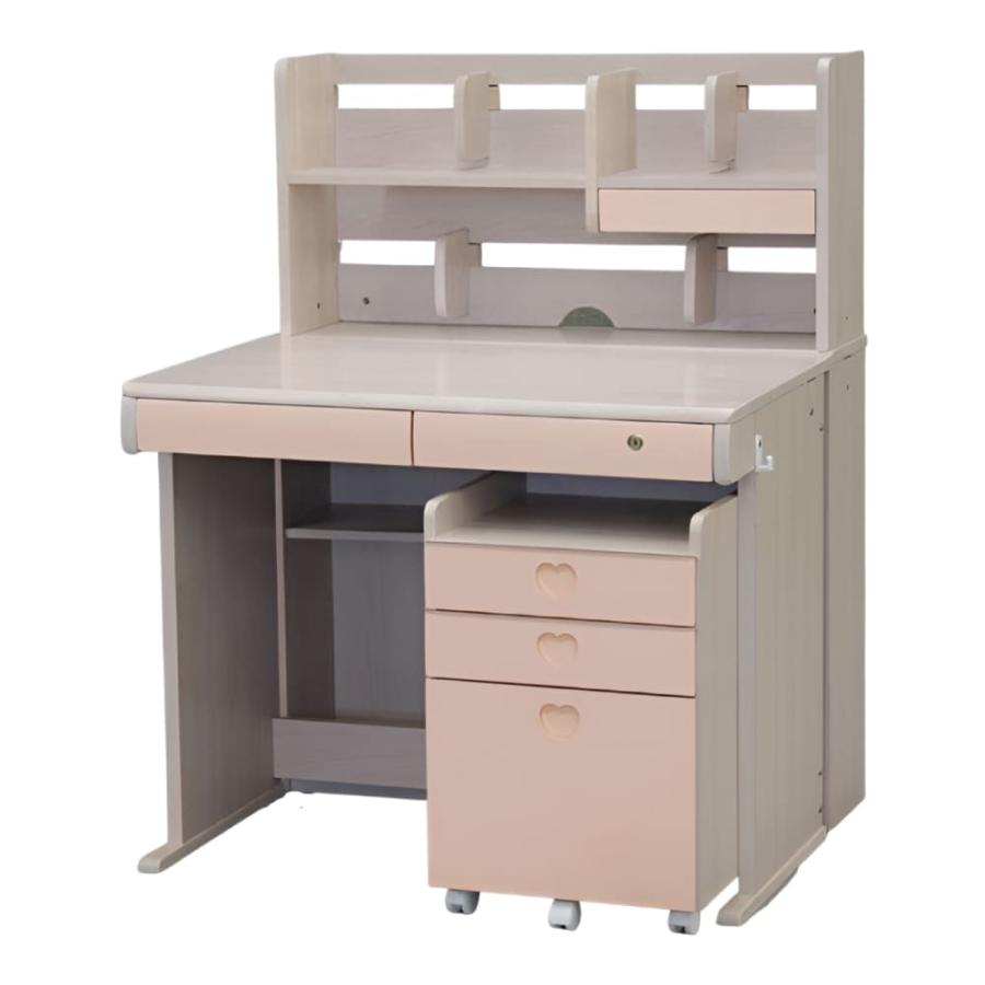 学習デスク MWD-550 3Dデスク 学習机 組み替え自由 天然木 UV塗装