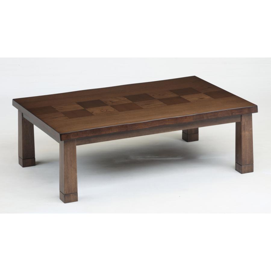 協立工芸 こたつ テーブル 伊月 幅120cm 長方形 継脚式 家具調 コタツ