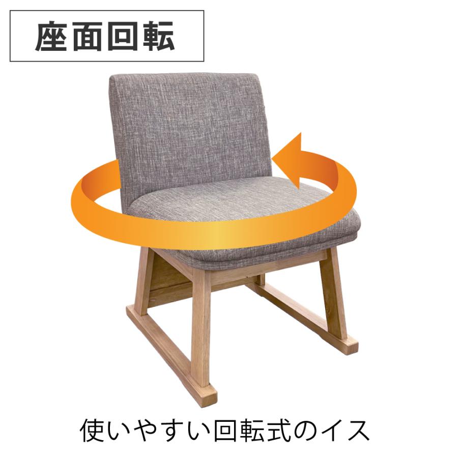 協立工芸 ダイニングチェア 回転椅子 こたつ 2脚セット 木製 椅子 協立工芸 速暖2秒 ハロゲンヒーター ダイニングこたつセット パルム 4