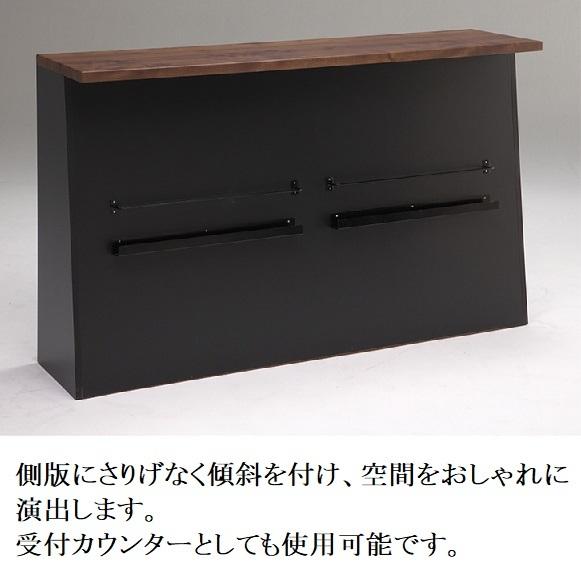 バーカウンター　テーブル　ガレージ等に　オシャレ　直接お取引推奨 バーカウンター 日本製 カウンターテーブル ハイタイプ 幅170cm バルブ