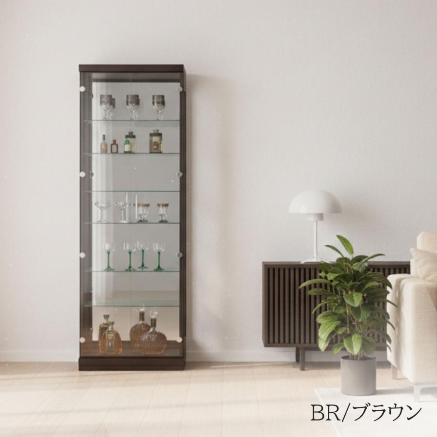 コレクションケース ロング コレクションボード 飾り棚 ガラス 背面