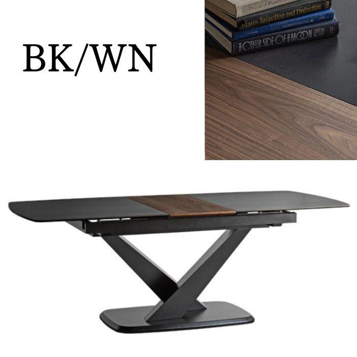 伸長式 ダイニングテーブル セラミック 4人掛け 6人掛け 伸張