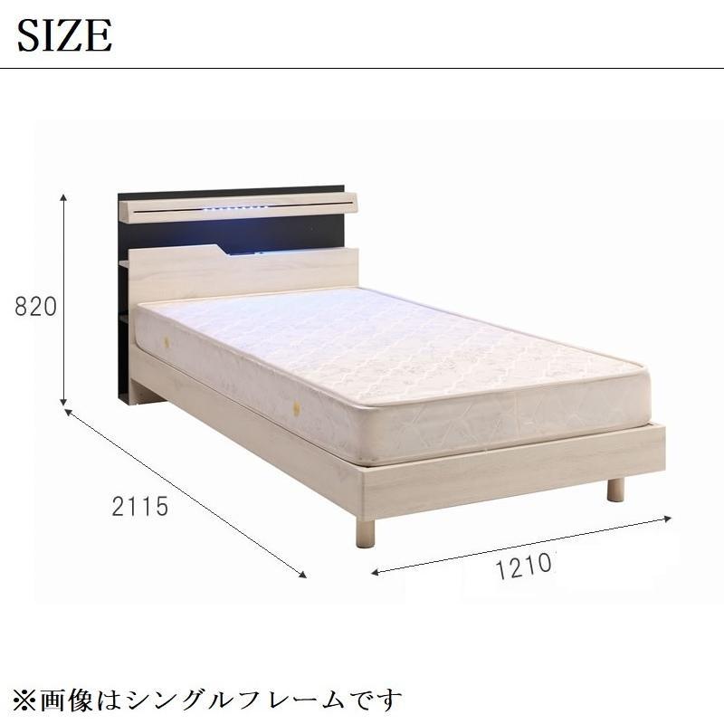 セミダブル ベッドフレームのみ シアトル レッグタイプ 脚付き セミダブル ベッドフレームのみ シアトル レッグタイプ 脚付き