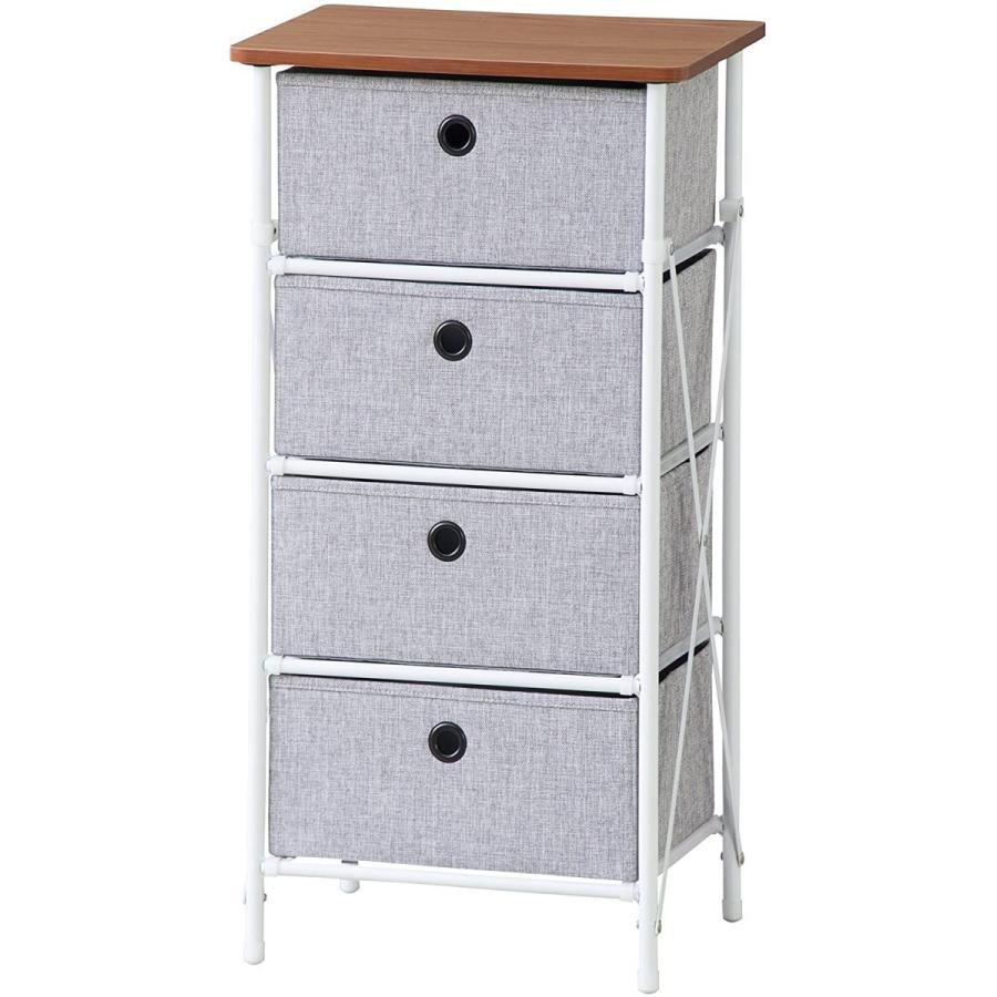 チェスト LFS-702BR 簡単組立チェスト AZUMAYA 東谷 リビング