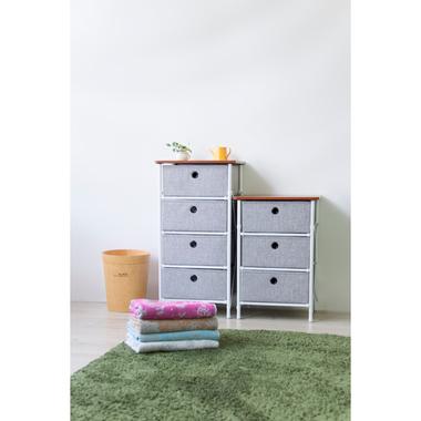 チェスト LFS-702BR 簡単組立チェスト AZUMAYA 東谷 リビングチェスト