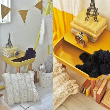 サイドテーブル PT-980 AZUMAYA 東谷 おしゃれ シンプル 収納付き 北欧