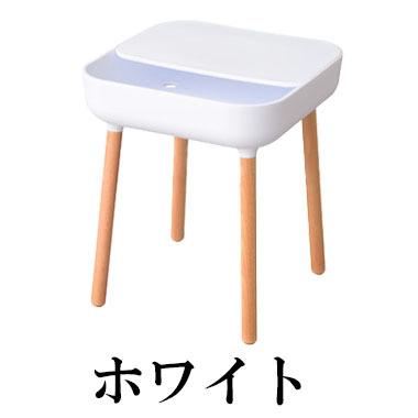 サイドテーブル PT-980 AZUMAYA 東谷 おしゃれ シンプル 収納付き 北欧