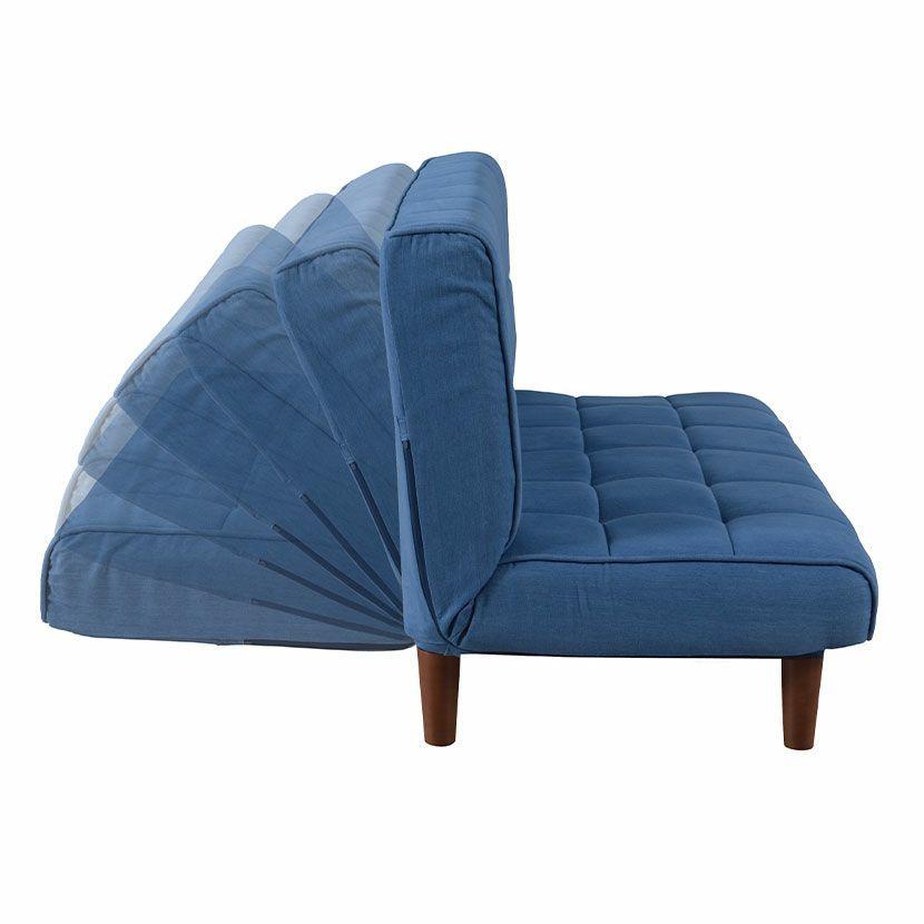 ローソファ フロアチェア ソファベッド 2人掛け 2P RKC-938 AZUMAYA