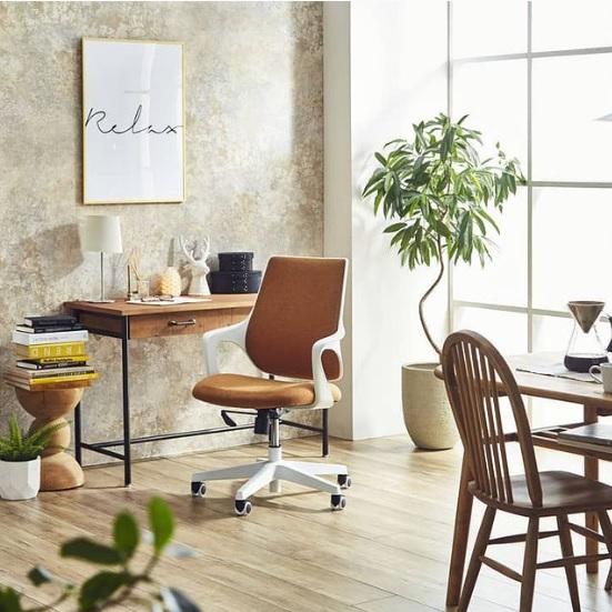 ✨極美品✨関家具　ロッティ オフィスチェア パンプキンオレンジ定価2万5300円 ロッティ オフィスチェア