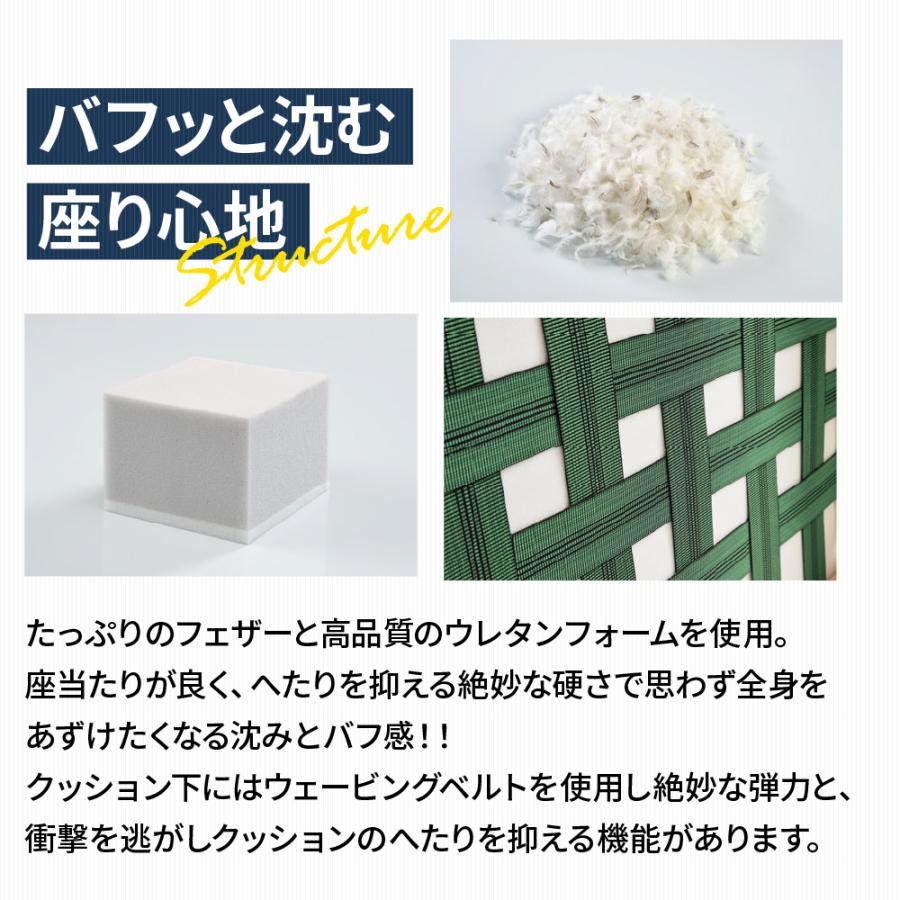 選べる開梱設置 関家具 3人掛けソファ セット スツール付き 3P 幅198 ゆったり コーデュロイ プルート ファブリック スツールセット ソファー CRASH クラッシュ_6