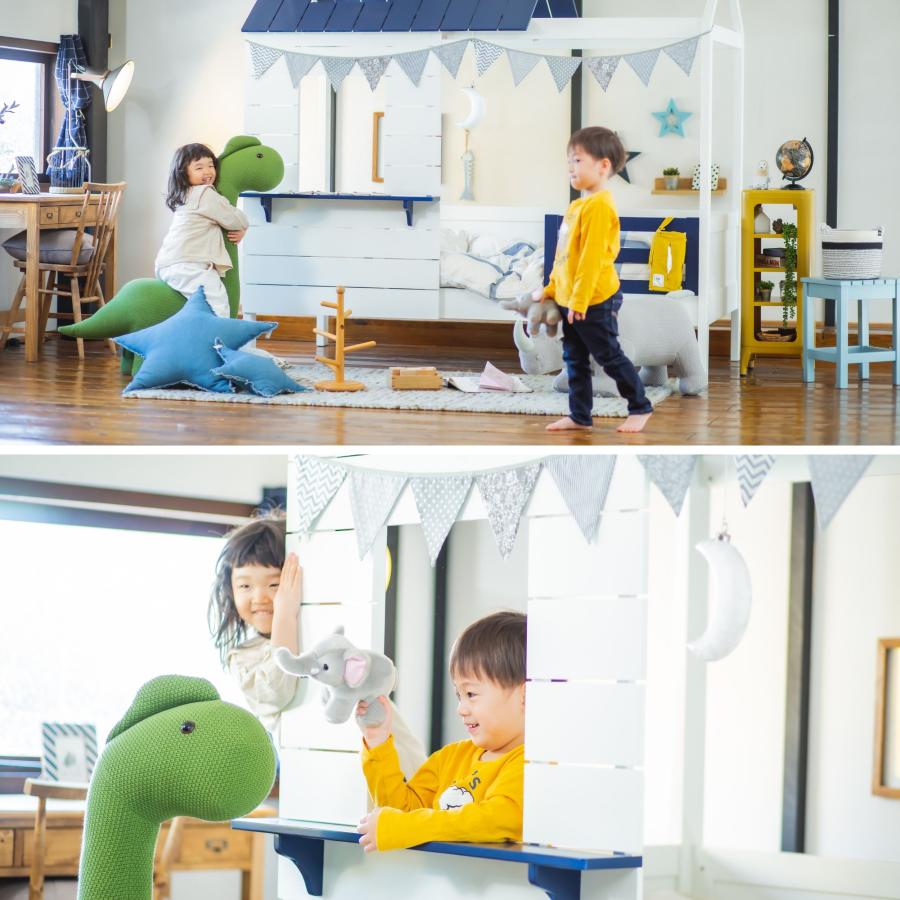 関家具 スツール スプーンミー シカ アニマル 座れる どうぶつ 恐竜