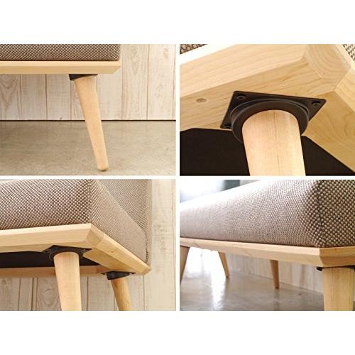 カウチソファ PURI プリ 布 143cm幅 大川家具 GART リビング カウチソファ PURI プリ 布 143cm幅 大川家具 GART リビング