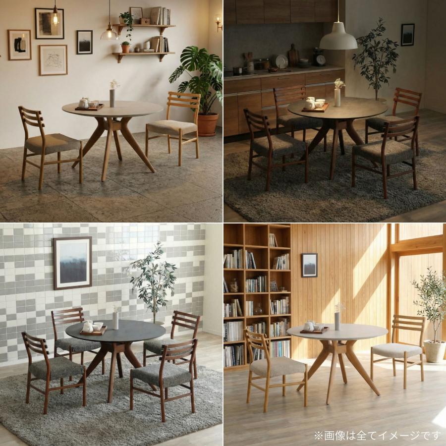 シギヤマ家具工業 ダイニングテーブル 幅110 丸 単品 丸テーブル 食卓