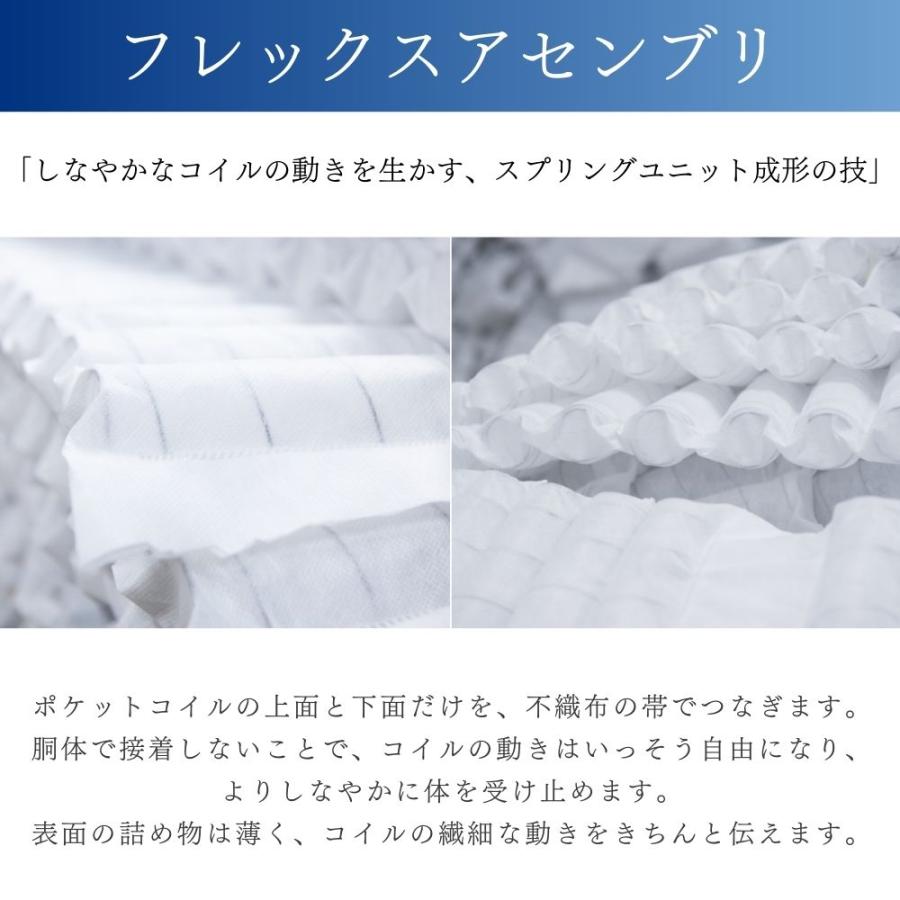 日本ベッド 【開梱設置付】 マットレス ダブル 幅140cm 厚さ29cm