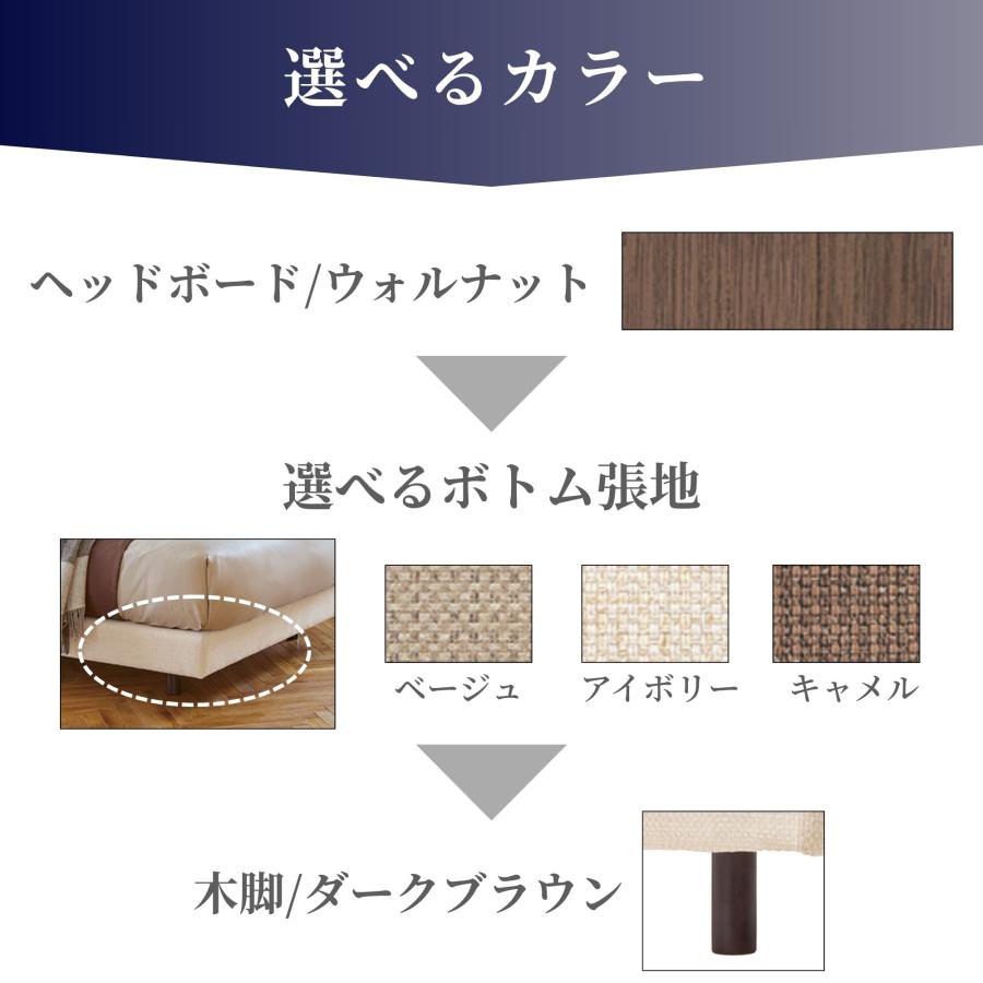 日本ベッド 【選べる開梱設置付】日本ベッド ベッド ベッドフレーム