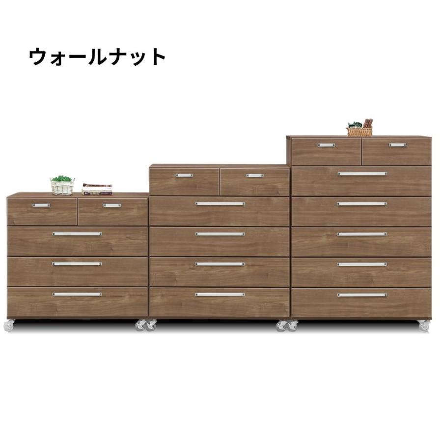 ★木製★チェスト★キャビネット★4段　5 引き出し　ナチュラル　キャスター付き ローチェスト 幅120cm 4段 キャスター付き 日本製 木製 収納棚