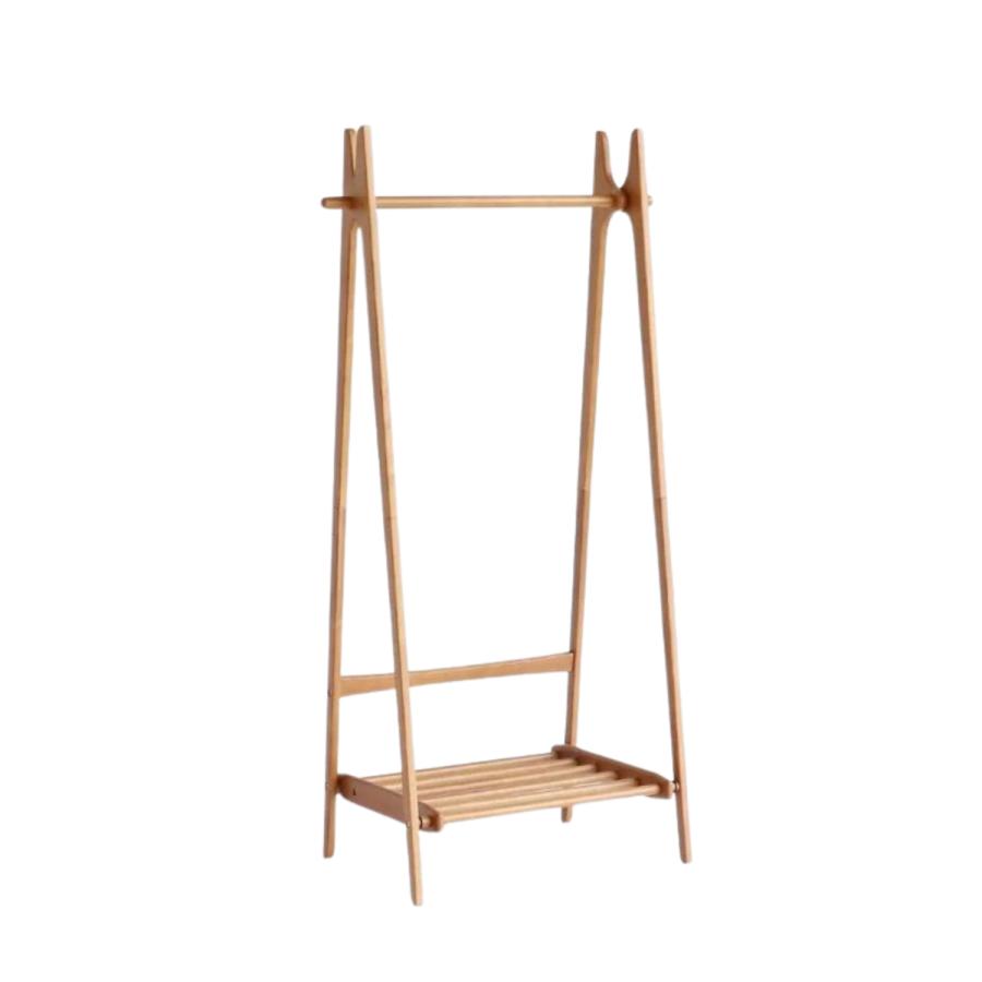 ICHIBA（市場） 折り畳み式 ハンガーラック コート 棚 おしゃれ ラック