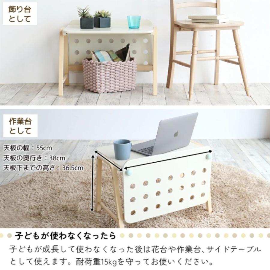 ICHIBA（市場） キッズデスク 単品 子供用 机 学習机 コンパクト 軽量