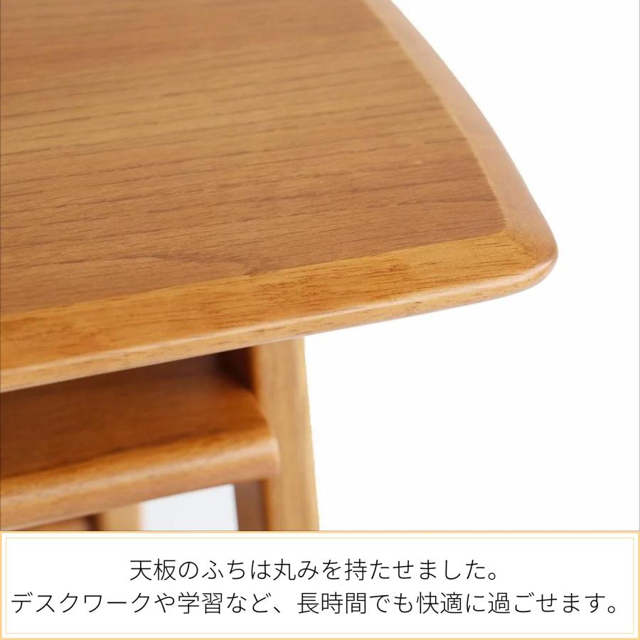 ICHIBA パソコンデスク 机 作業 仕事 ウッドテーブル リモートワーク