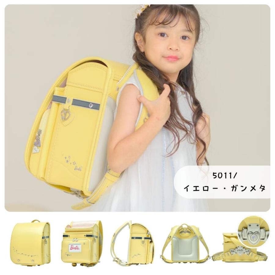 ランドセル くるピタ フィットちゃん Barbie ミルキーウェイ 1bb7754k 2027 日本製 クラリーノ 女の子 A4ファイル対応 かわいい おしゃれ パステル調 6年保証の画像