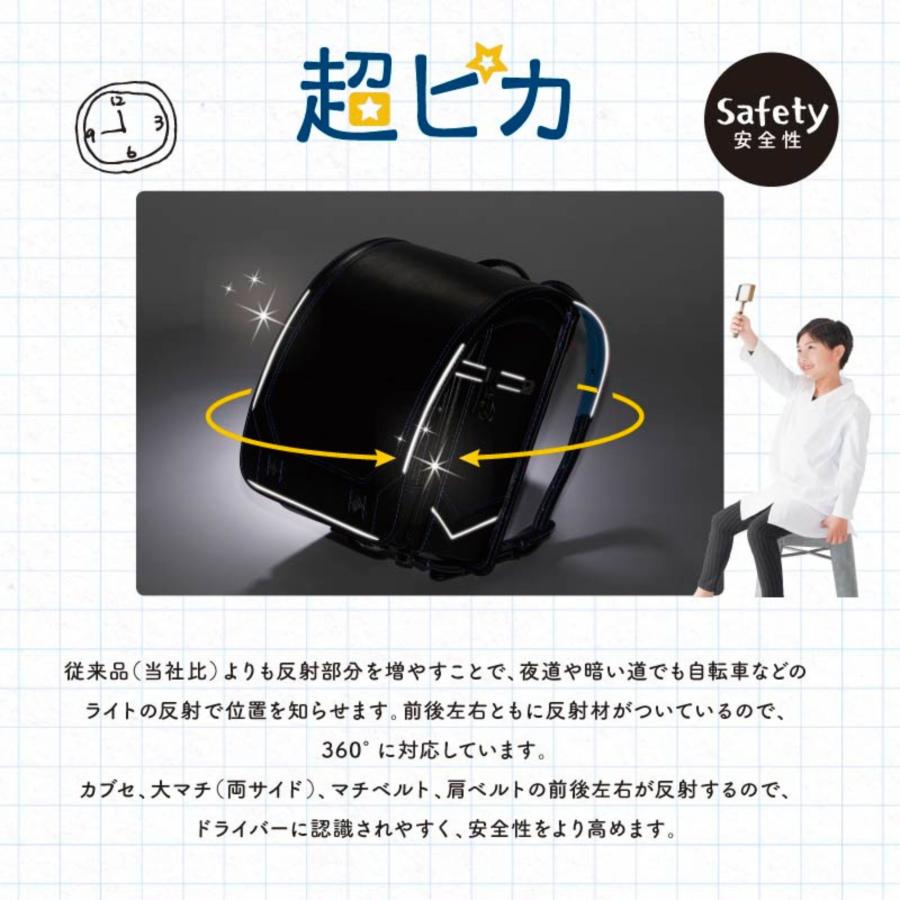 ランドセル くるピタ フィットちゃん やさしさ＋パステルシリーズ1KE7654K 2027 日本製 クラリーノ 楽ピタ 超ピカ 女の子 A4ファイル対応 バイカラー ツートンの画像