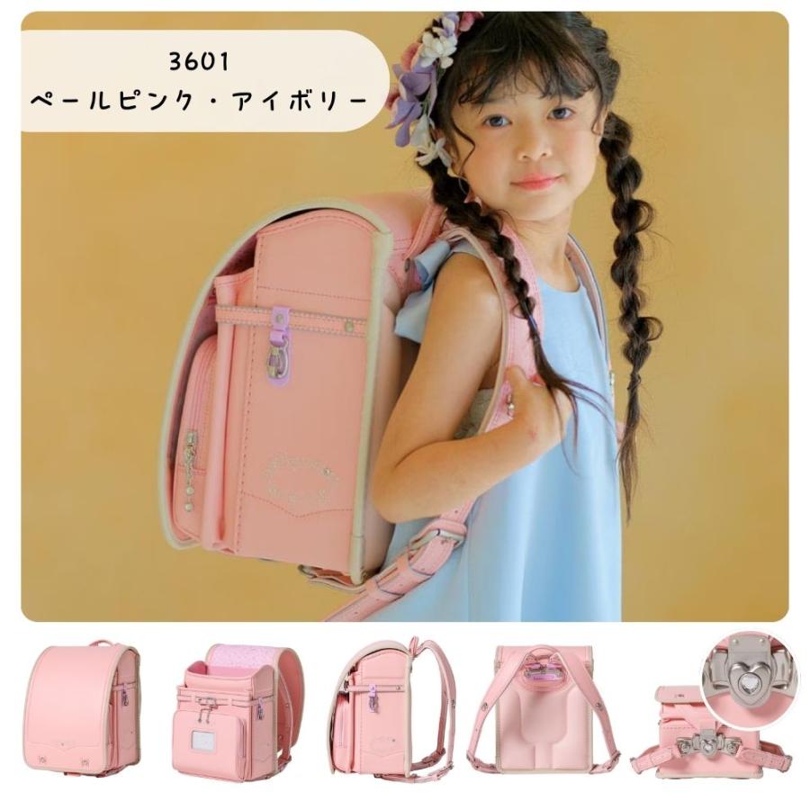 ランドセル くるピタ フィットちゃん 花かざり 1KH5684K 2027 日本製 クラリーノ 安ピカ 女の子 A4ファイル対応 バイカラー ピンク レモン ミント 青 パープルの画像
