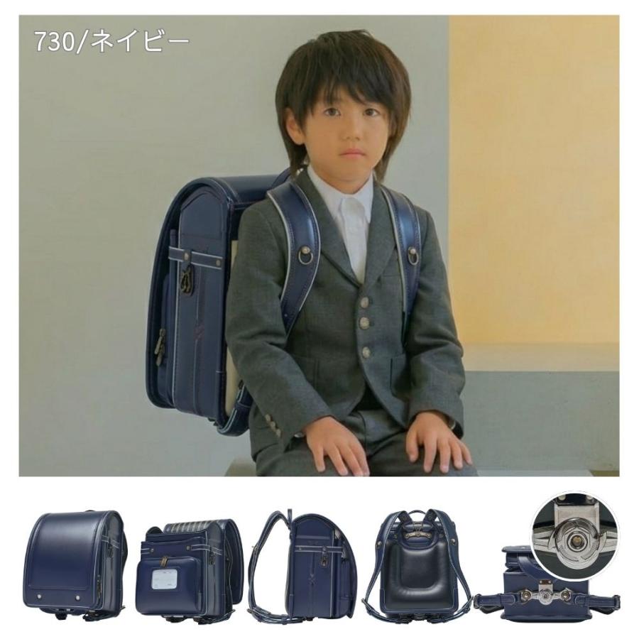 ランドセル くるピタ ロイヤル 1KS7680K 2027 日本製 男の子 クラリーノタフロックNEO エアロキャッチ背カン 超ピカ 楽ピタ 反射材 A4ファイル かっこいい 黒 紺の画像