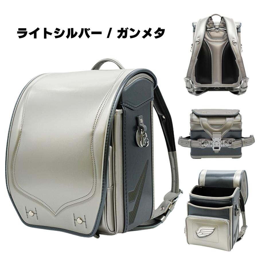 ランドセル フィットちゃん メタリックス２ MTL-042 A4フラットファイル対応 日本製 自動ロック e-QBE型 らくふわベルト ミラくるっロック 男の子 かっこいいの画像