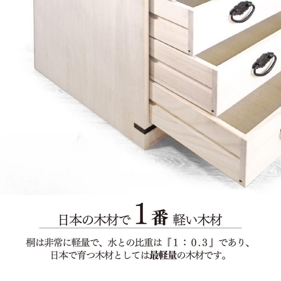 桐箪笥職人が作るこだわり 小袖タンス 日本製 完成品 調湿 防カビ 防虫