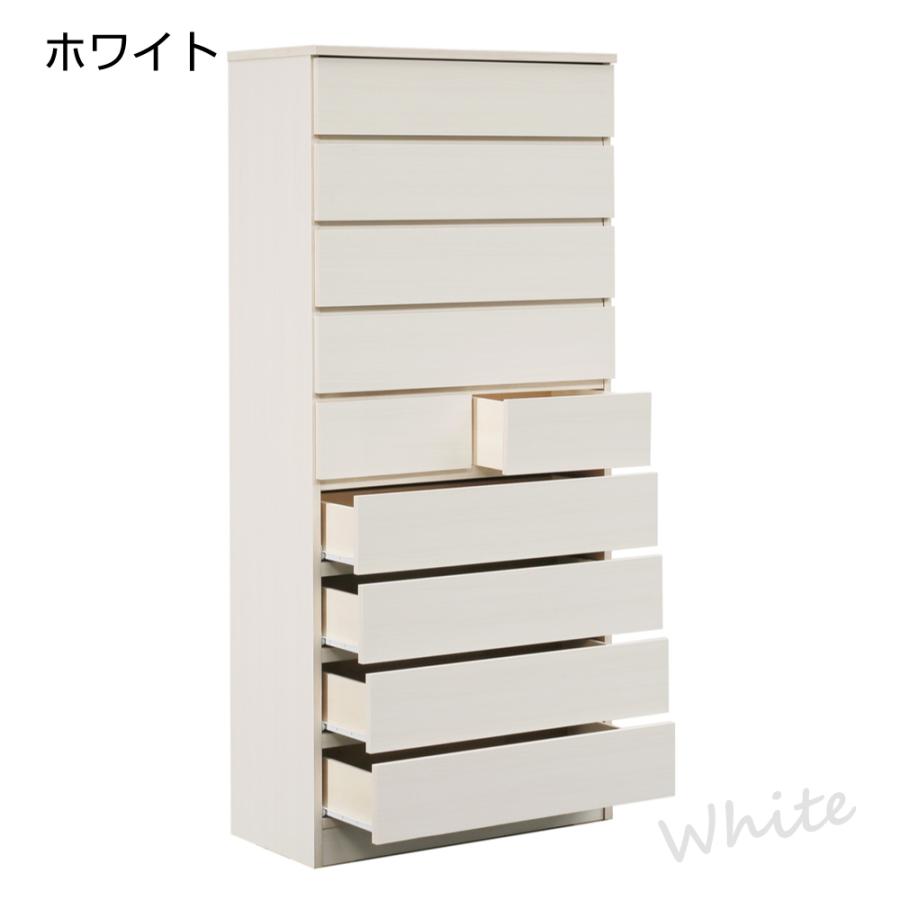 タワーチェスト 幅60 9段 日本製 完成品 ハイチェスト チェスト タンス